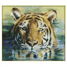 Kanva s potiskem vyšívací sada (kanva,mulina)