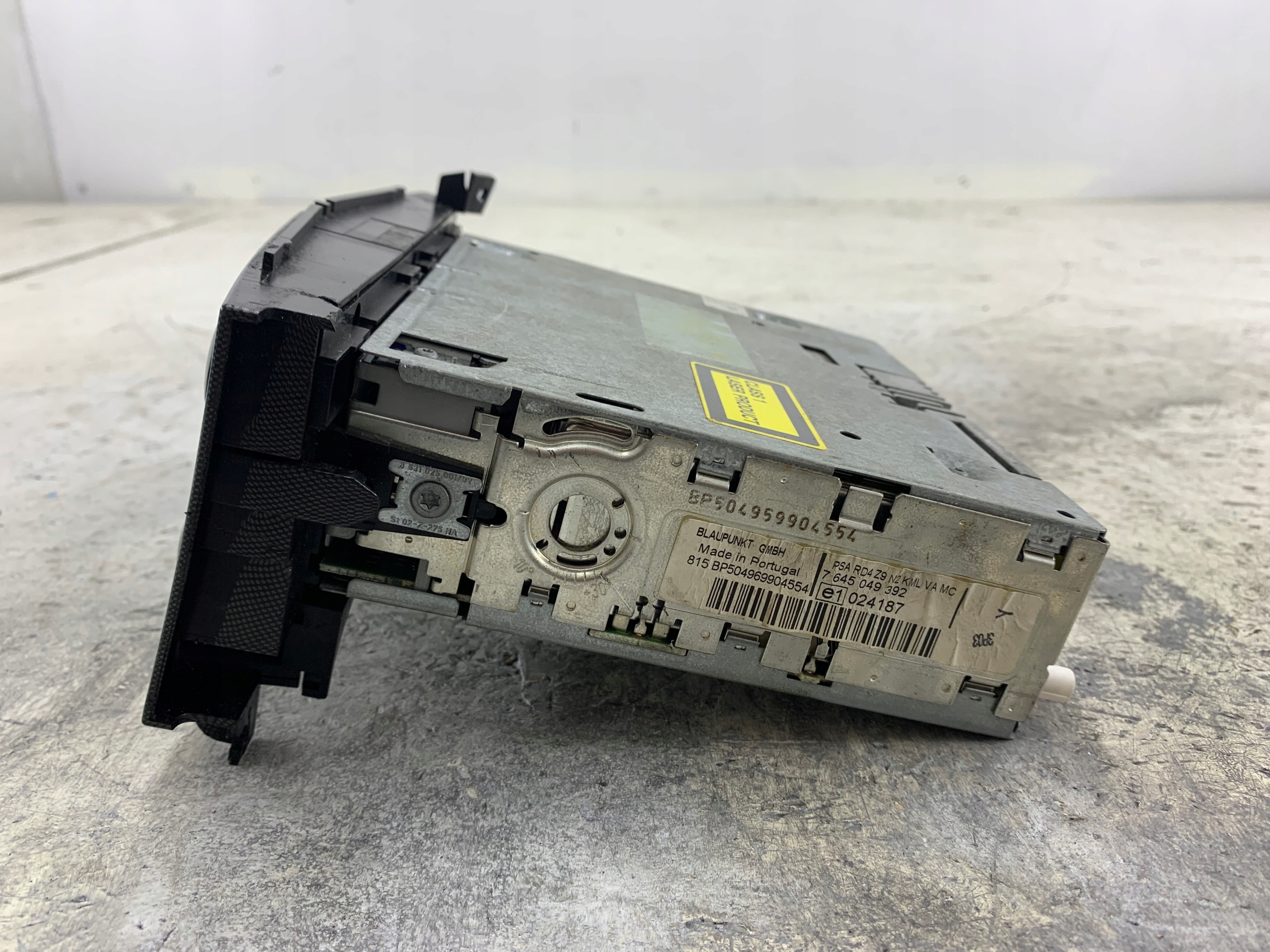 PEUGEOT 607 RADIO original CD