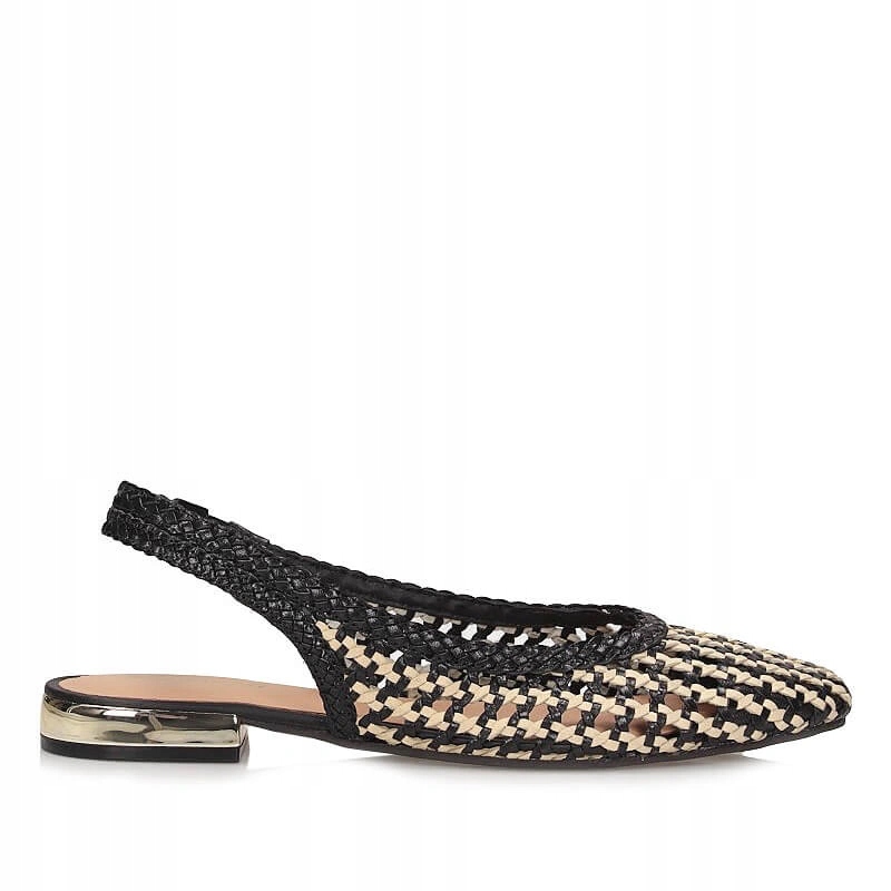 Dámské lodičky Gioseppo 79105 Wendell Black černé, béžové sandály