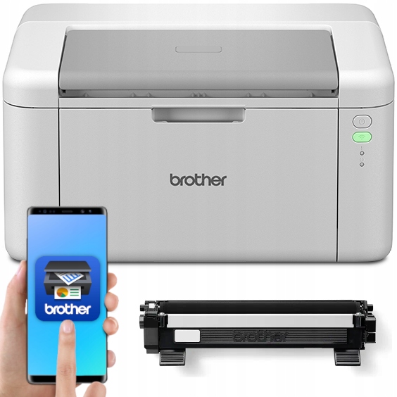 Malá jednoúčelová laserová tiskárna Brother Tisk Laser Mono Wifi Toner
