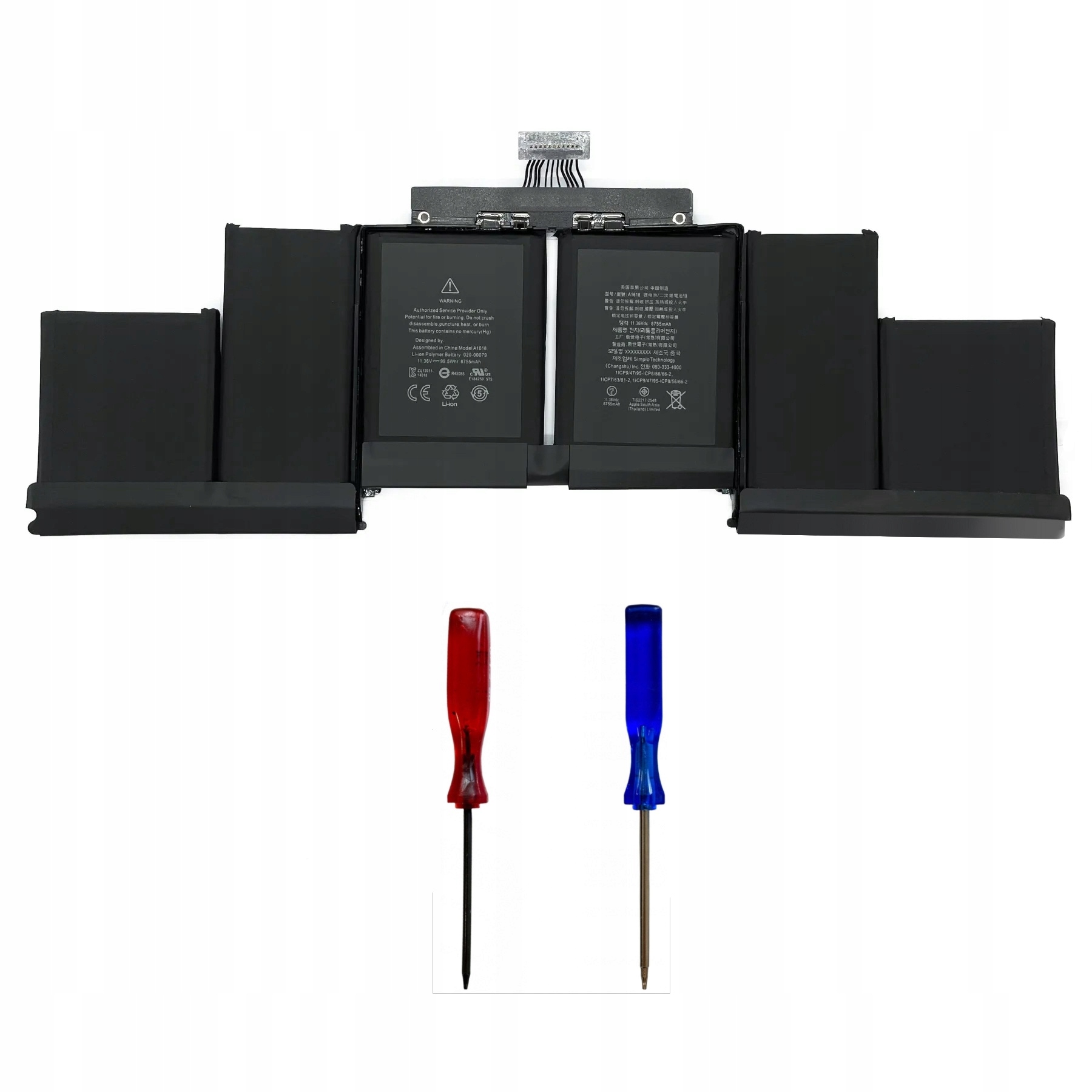 Fabryczna Bateria A1618 Zestaw dla Apple MacBook Pro 15" A1398 2015