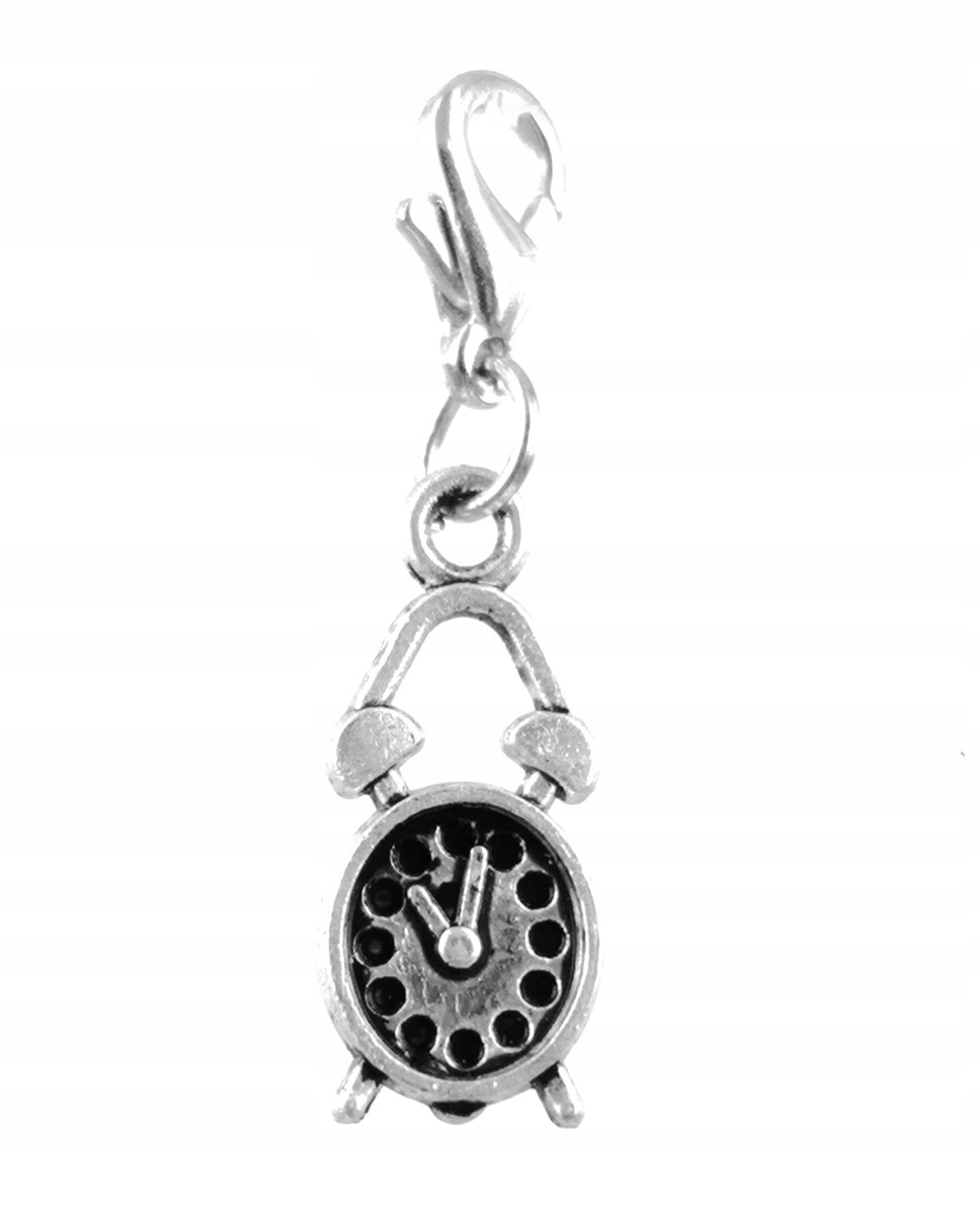 

Zawieszka charms budzik
