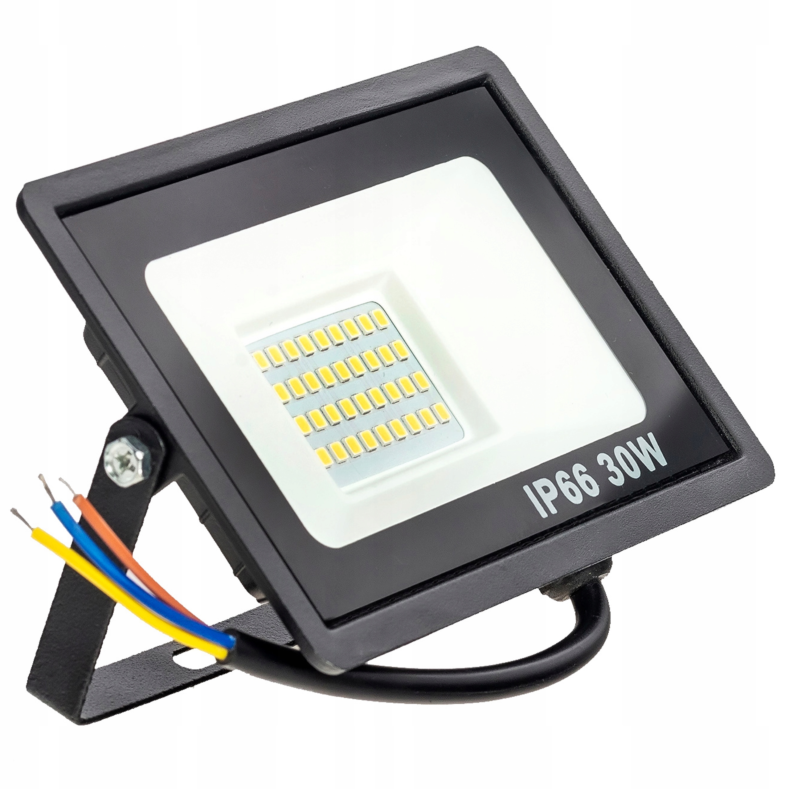 Halogen Reflektor LAMPA robocza NAŚWIETLACZ WODOODPORNY LED 30W 2700lm SLIM Marka inna