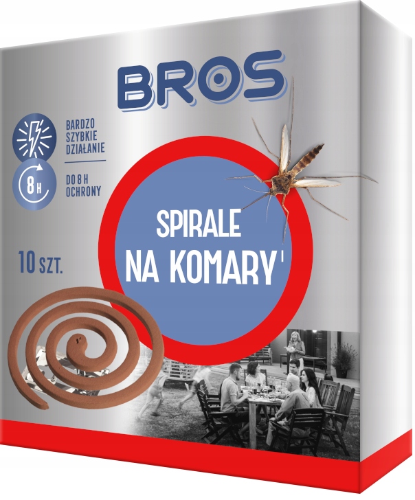 

10x Spirala Odstraszacz Na Komary Meszki Bros