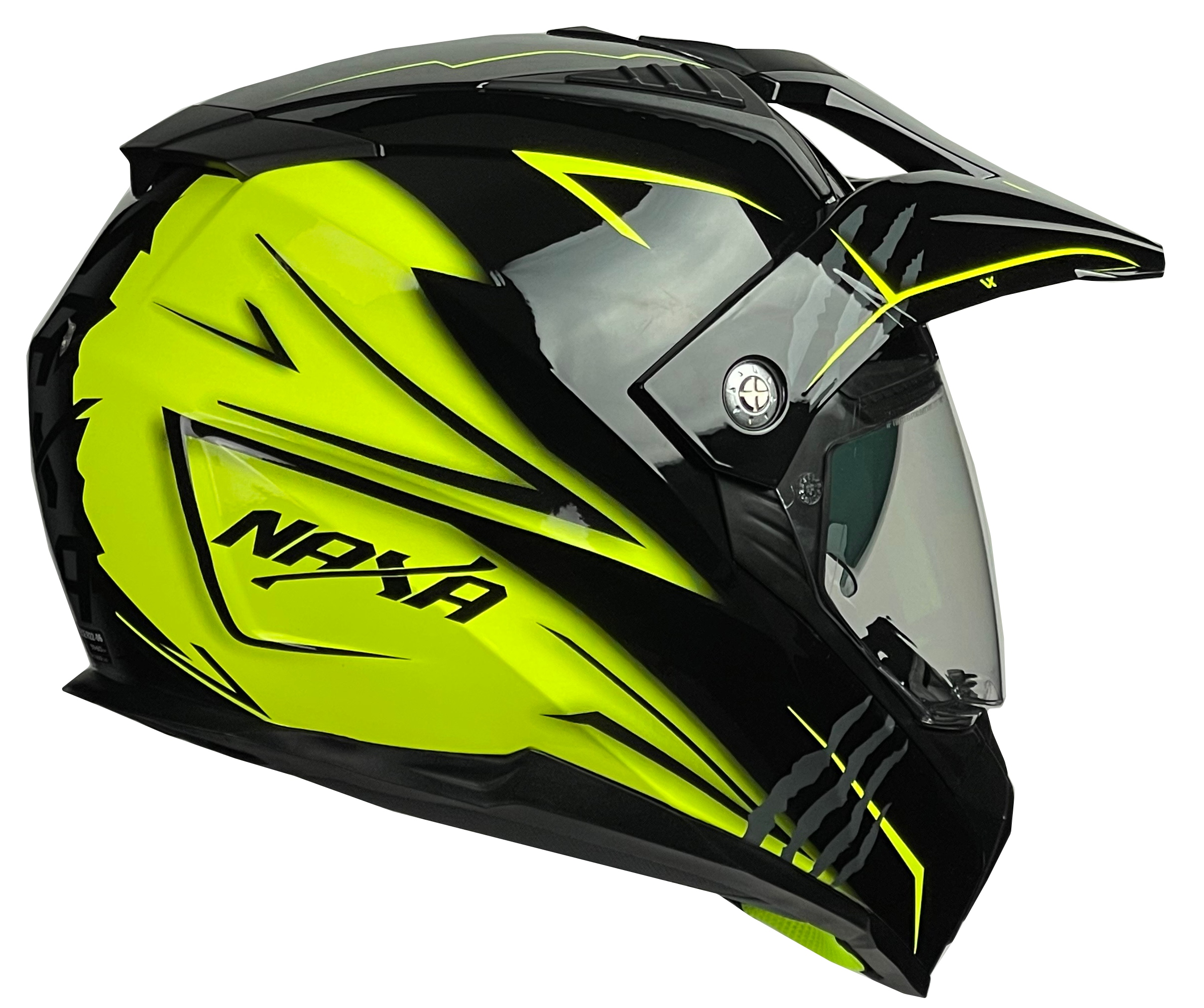NAXA KASK MOTOCYKLOWY CO3/N ENDURO OFF ROAD ATV QUAD r.M INTERKOM READY Rozmiar M