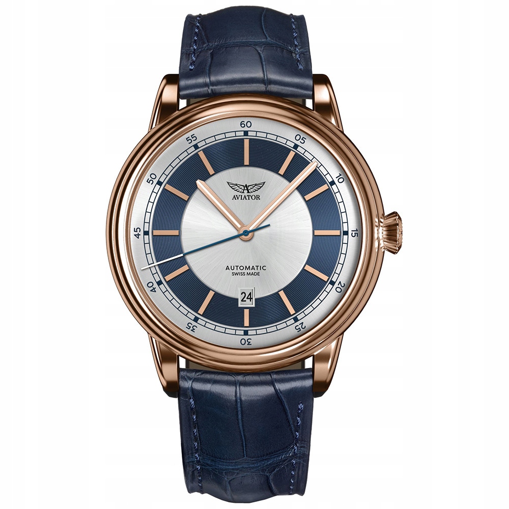 Pánské Hodinky Aviator V.3.32.2.270.4 modrý pásek