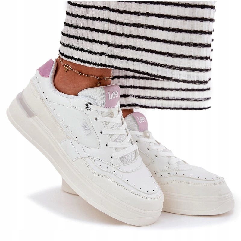 Dámské Tenisky Na Platformě Lee Emma Women Low 50251014.00L Bílé 41
