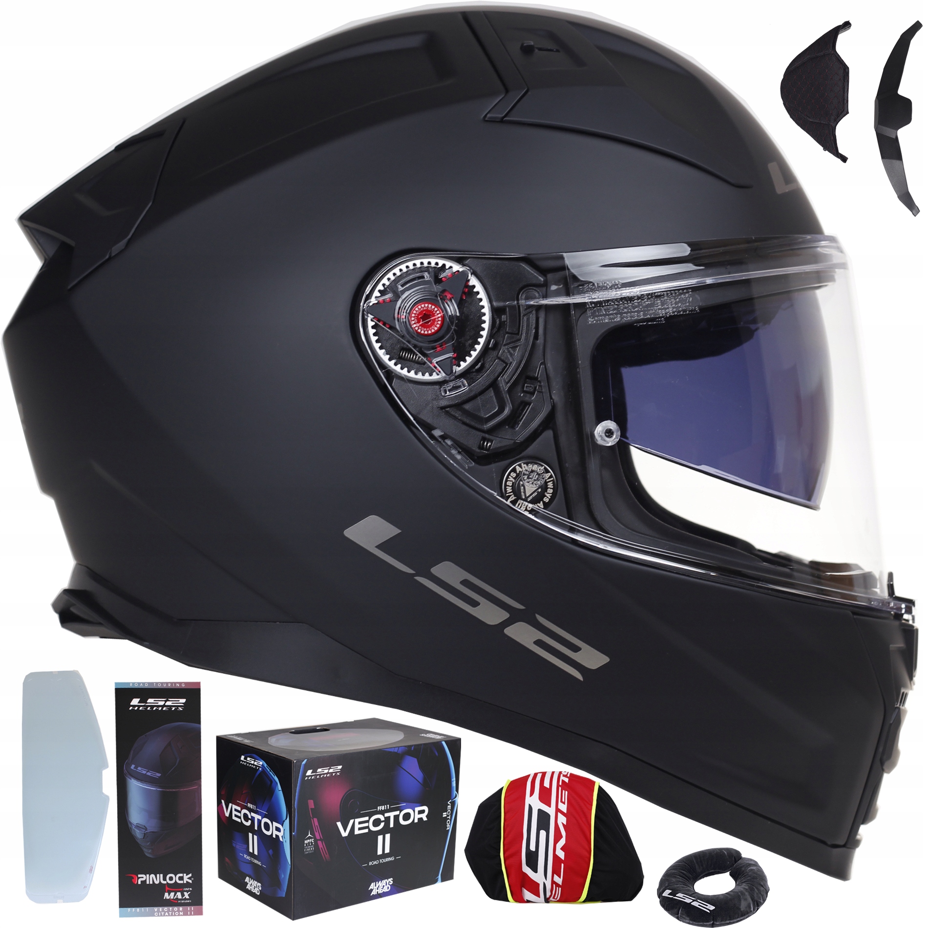 

LS2 FF811 Vector II Black Matt Blenda Pinlock 120