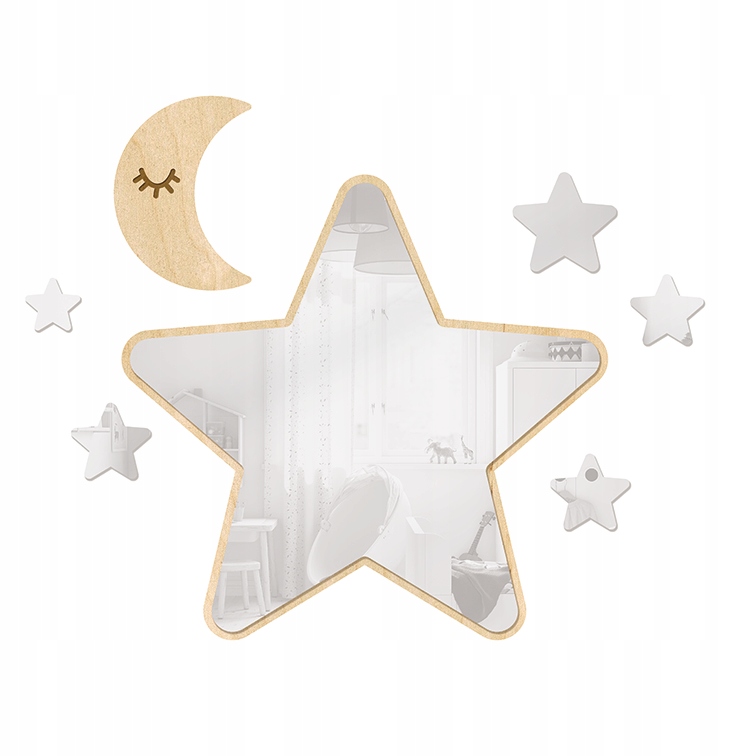 GWIAZDKA lustro zestaw luster DLA DZIECKA PREZENT!