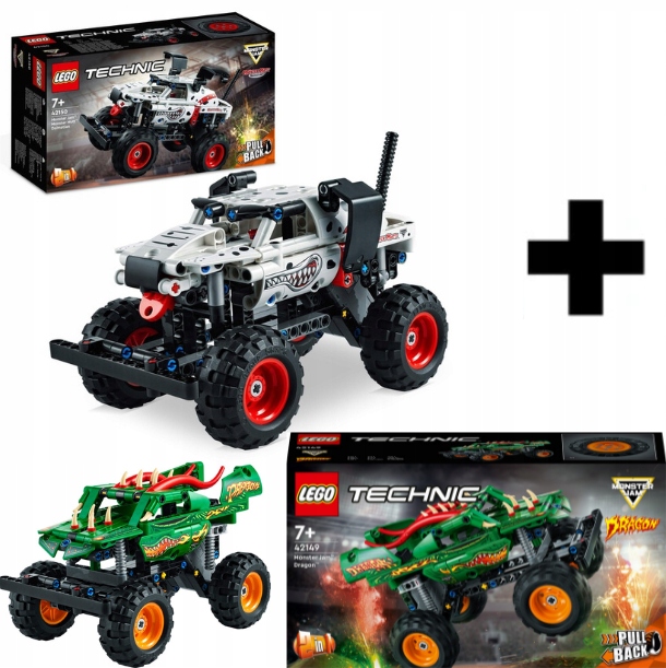 Lego Technic Monster Jam Mutt Dalmatin 42150 Lego 42149 Dárková Sada