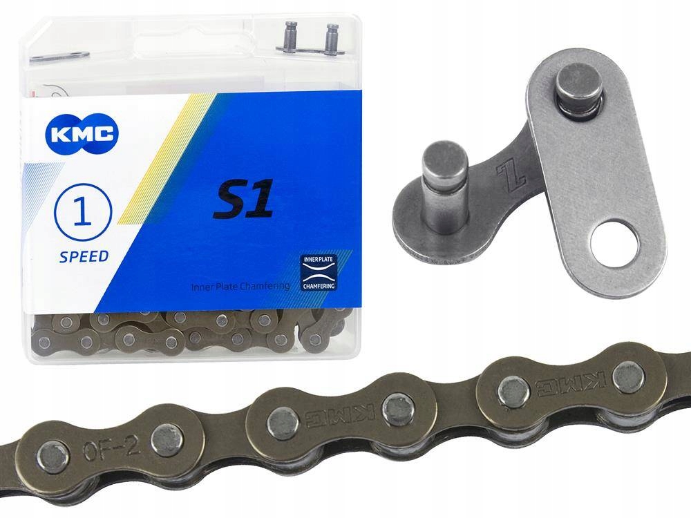 

Łańcuch rowerowy Kmc S1 1/2 x 1/8, 112 ogniw 1-rz