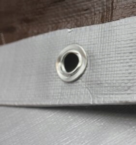 Pe Plachta Hrubá, 210 g/m2 stříbrnohnědá, ochranná 8x8