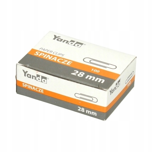 

Spinacz spinacze biurowe okrągłe 28 mm 100 szt