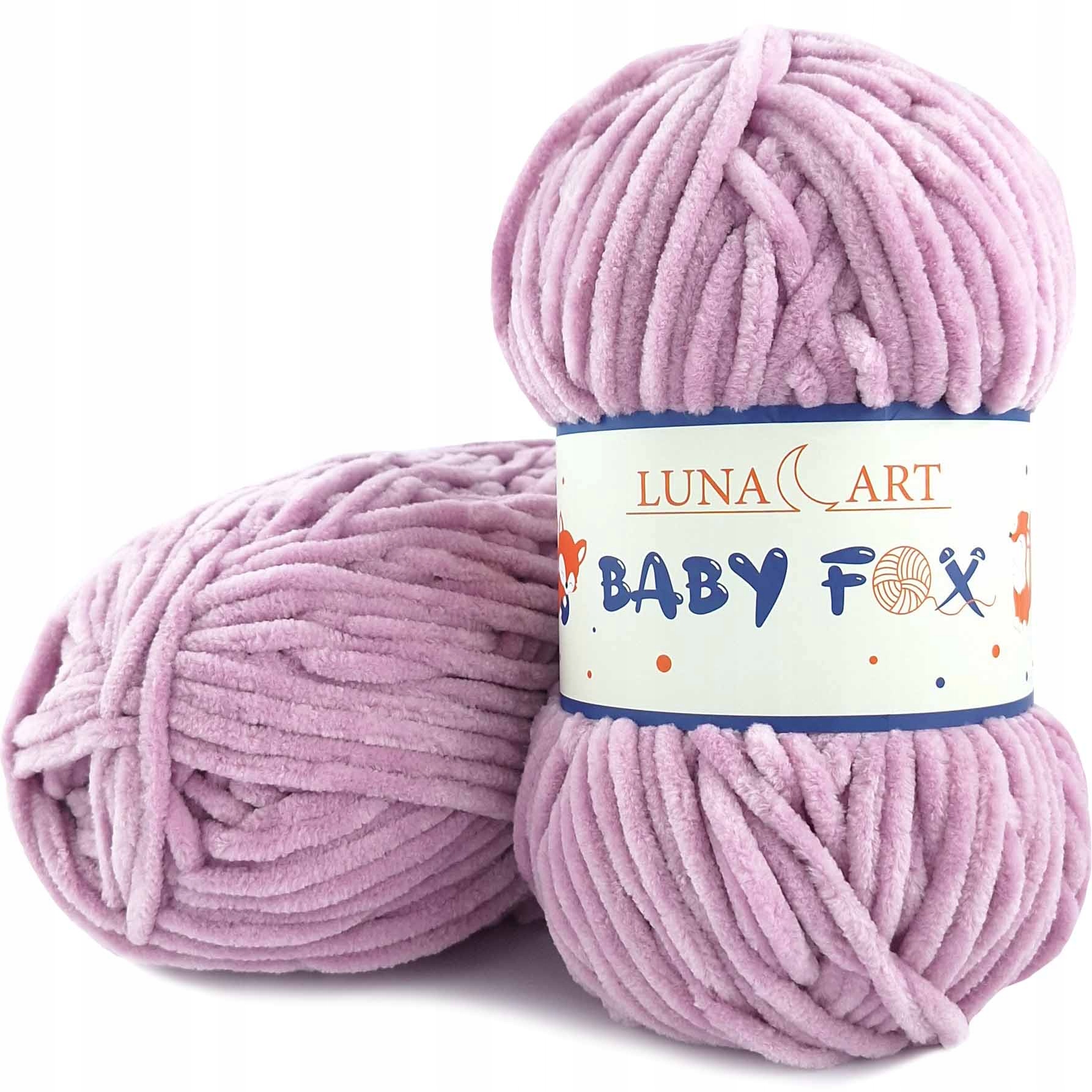 Włóczka Luna Art Baby Fox 100-59 jasny wrzos