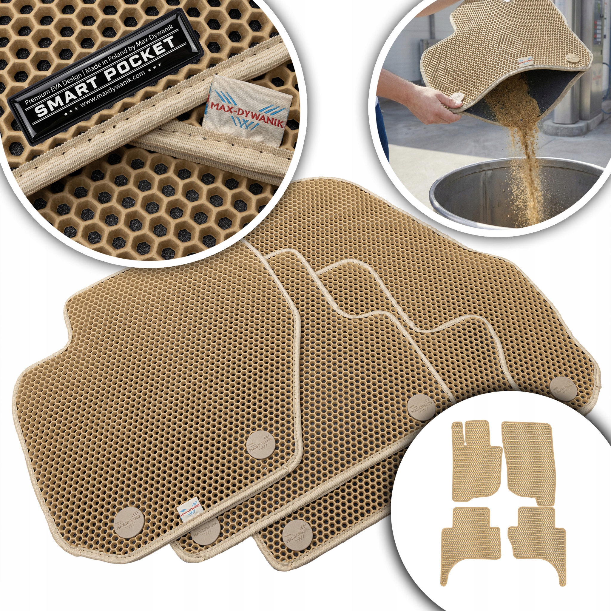 Mitsubishi L200 V 2016-2019 Koberce Eva Smart Pocket