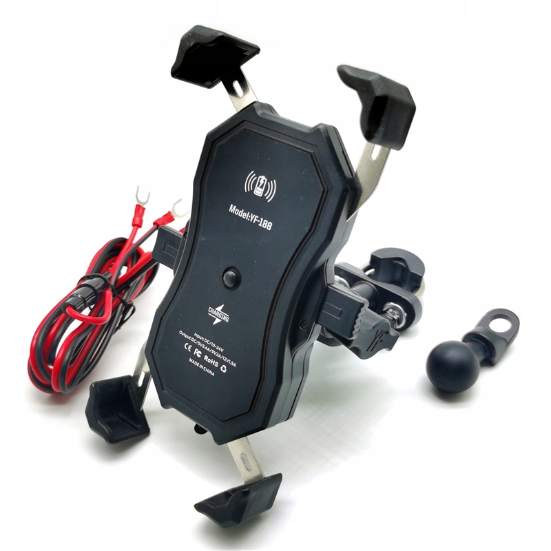 MOTOCYKLOWY UCHWYT TELEFON INDUKCYJNY QI QC RAMY Manufacturer catalog number MC1W