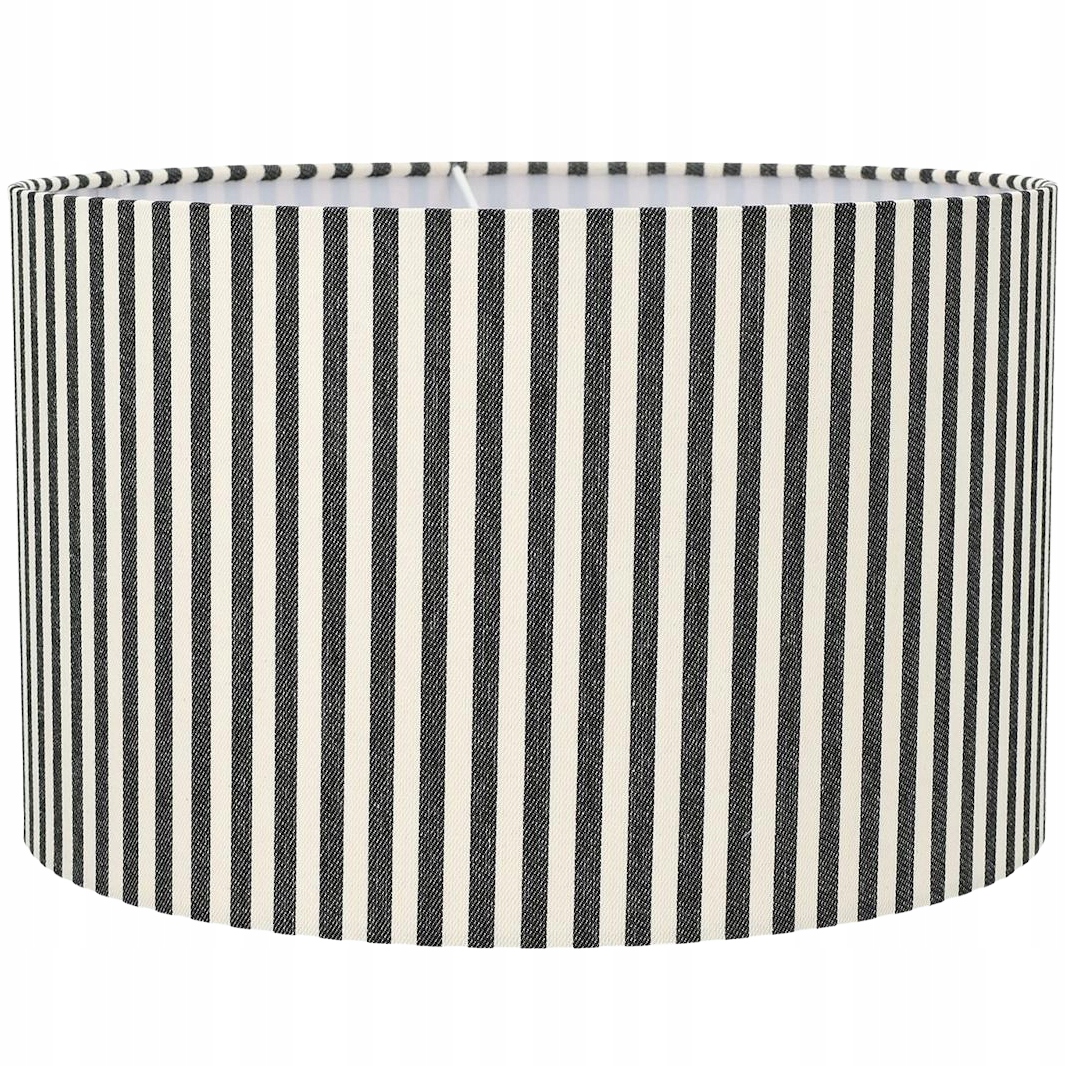 Stínidlo Na Žárovku Stínidlo S Pruhy Velké 40 cm Pro Stojací Lampu Závěsný Válec