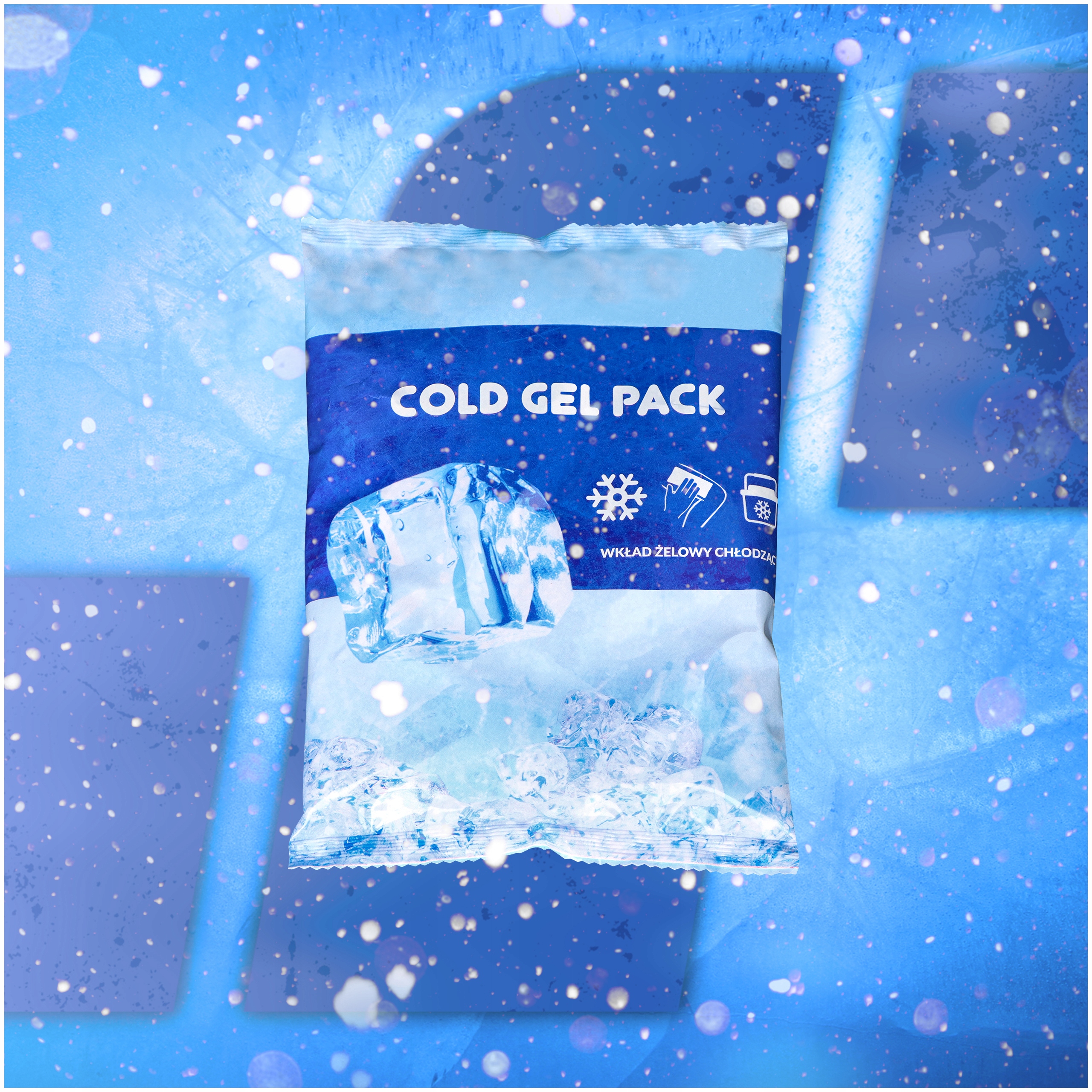 COLD PACK ŻELOWY WKŁAD CHŁODZĄCY DO LODÓWKI OKŁAD Marka Cold Gel Pack