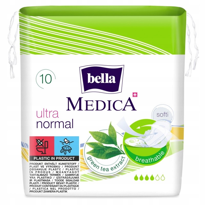 

Podpaski Bella Medica Ultra Normal Herbata 10szt.