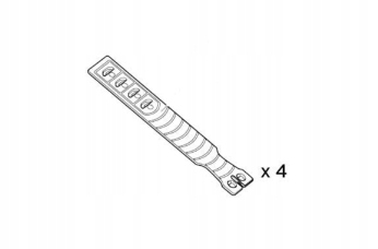 Guma uszczelka Thule belki WINGBAR WINGBAR EVO lower cover strip