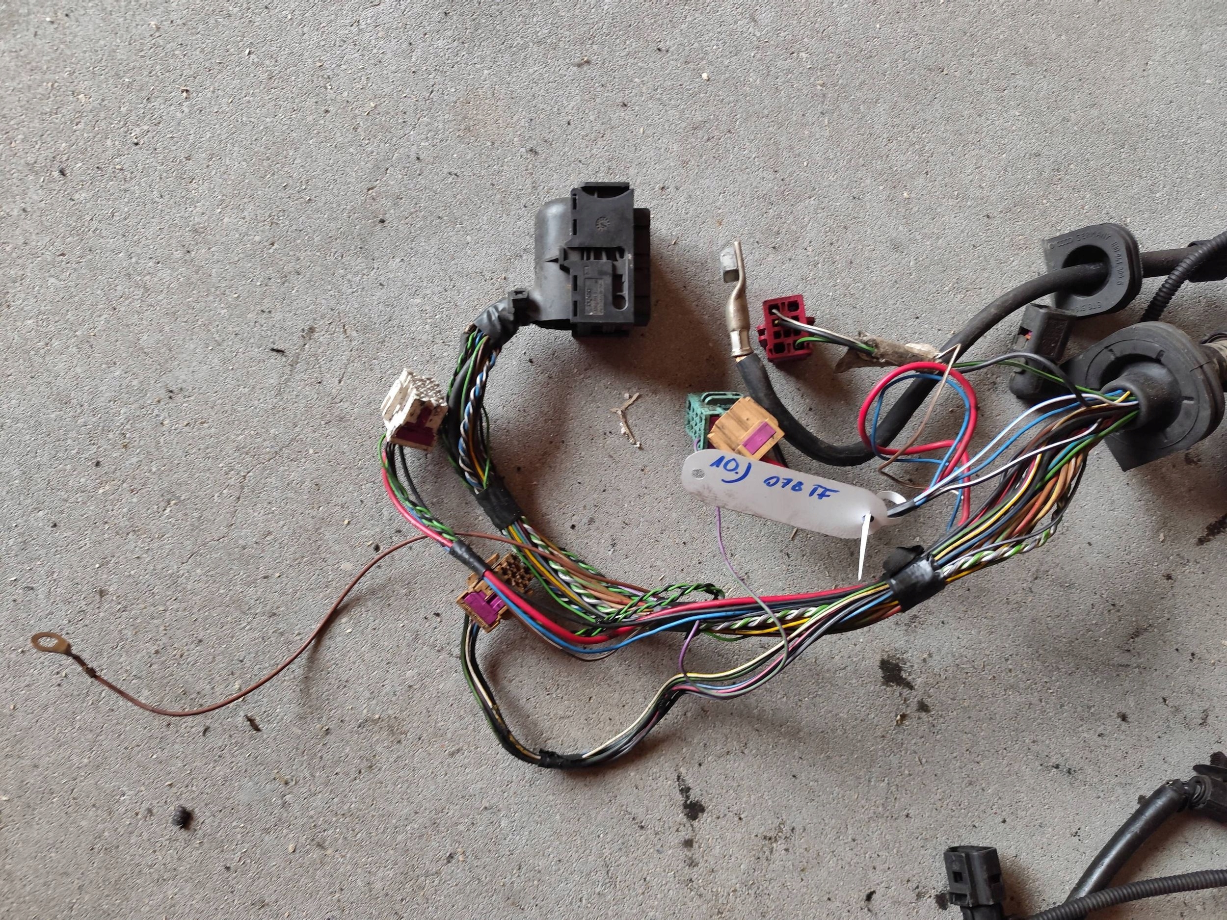 bundle wiring electrical of the engine VW T5 1.9 TDI 7H0971078TF