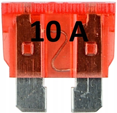 

Bezpiecznik samochodowy płytka standard 10A 10szt