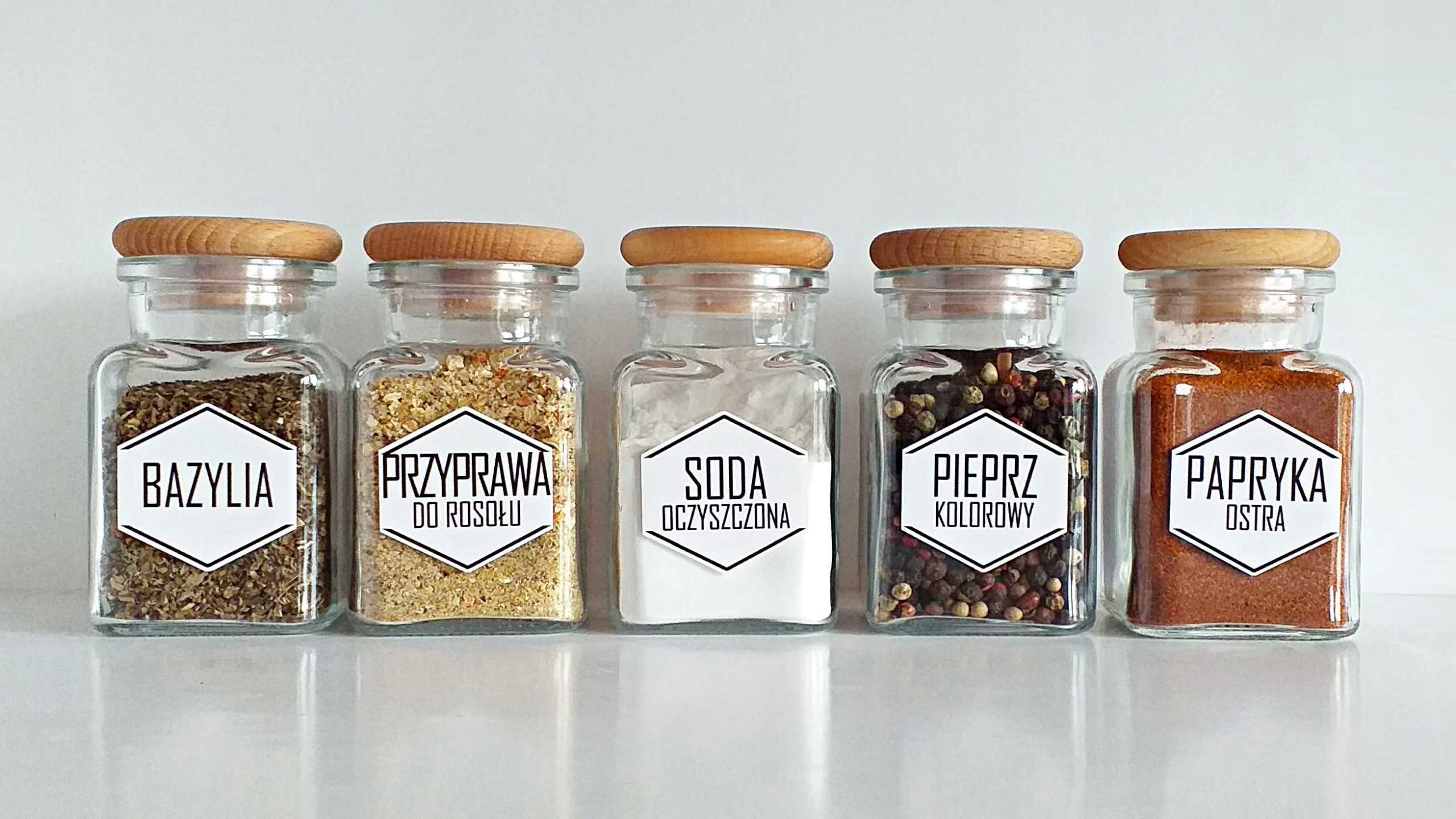 Słoik słoiczek pojemnik na przyprawy 150ml Linia pojemniczki na przyprawy