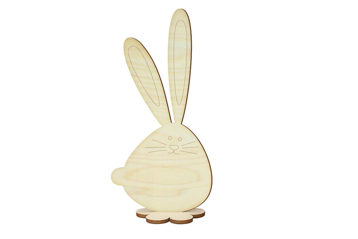 Zajączek wielkanocny na podstawce Wielkanoc