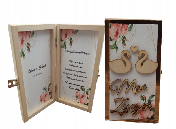 

Pudełko na pieniądze Prezent na Ślub wesele