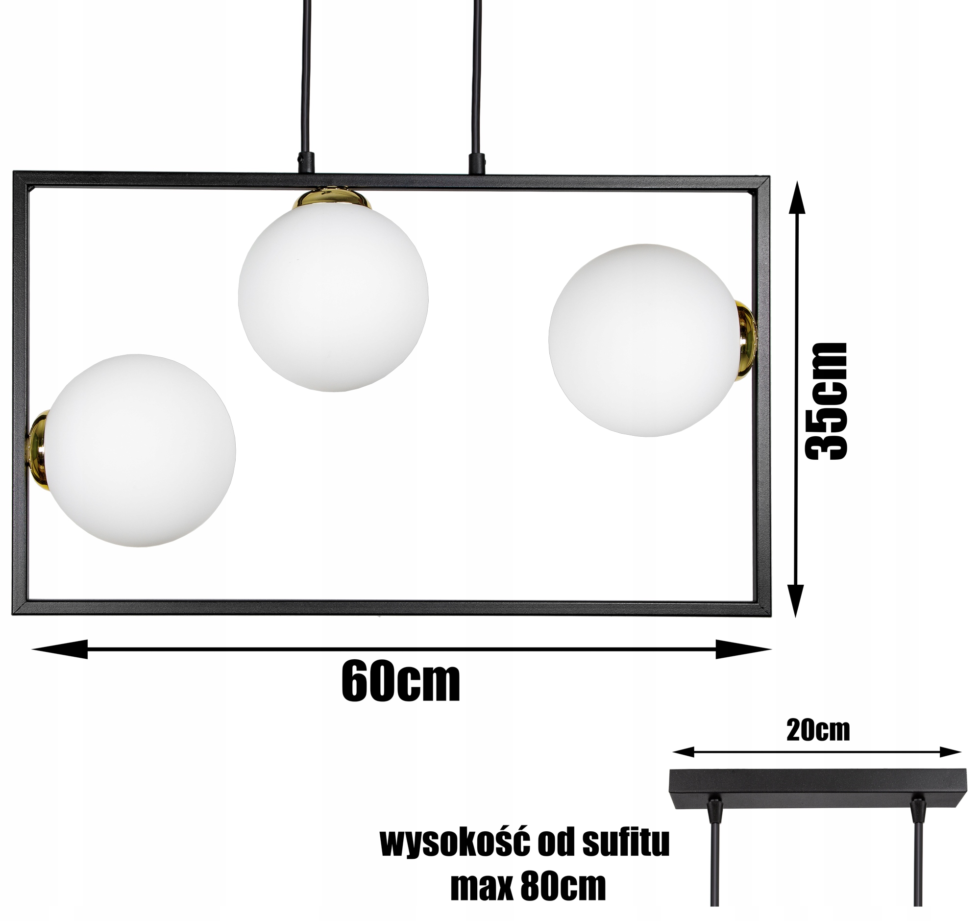 SZKLANA LAMPA WISZĄCA SUFITOWA ŻYRANDOL PLAFON LED Kod producenta OBRSZ/6