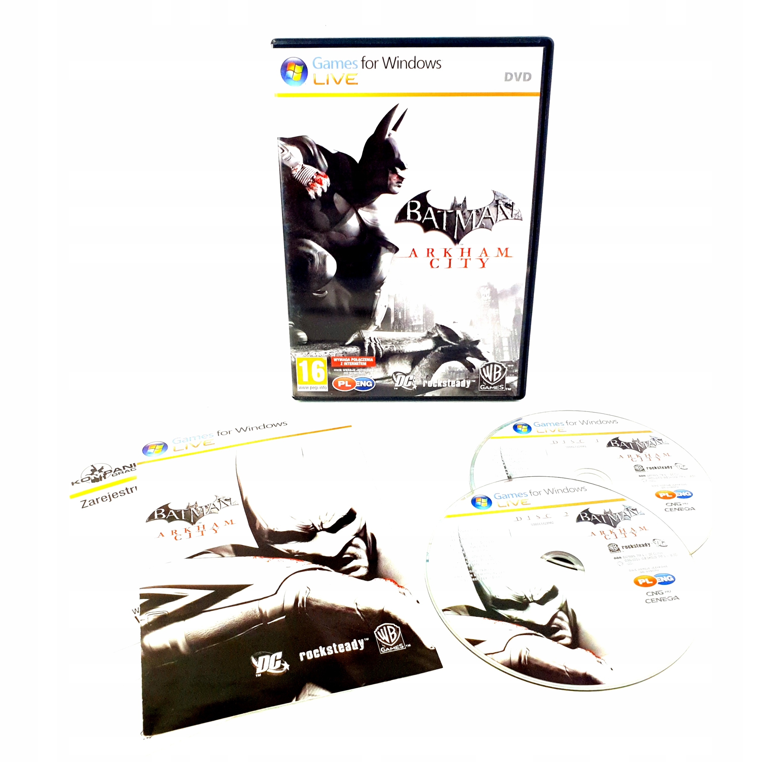 PUDEŁKO BATMAN ARKHAM CITY BEZ GRY PC PL
