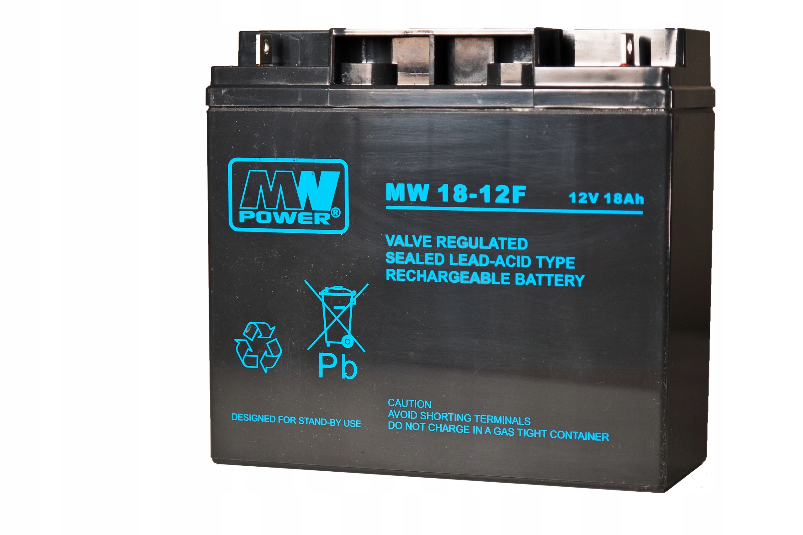 Mw 18-12F: akumulátor Agm 12V/18Ah, 181*77*167 (T3)
