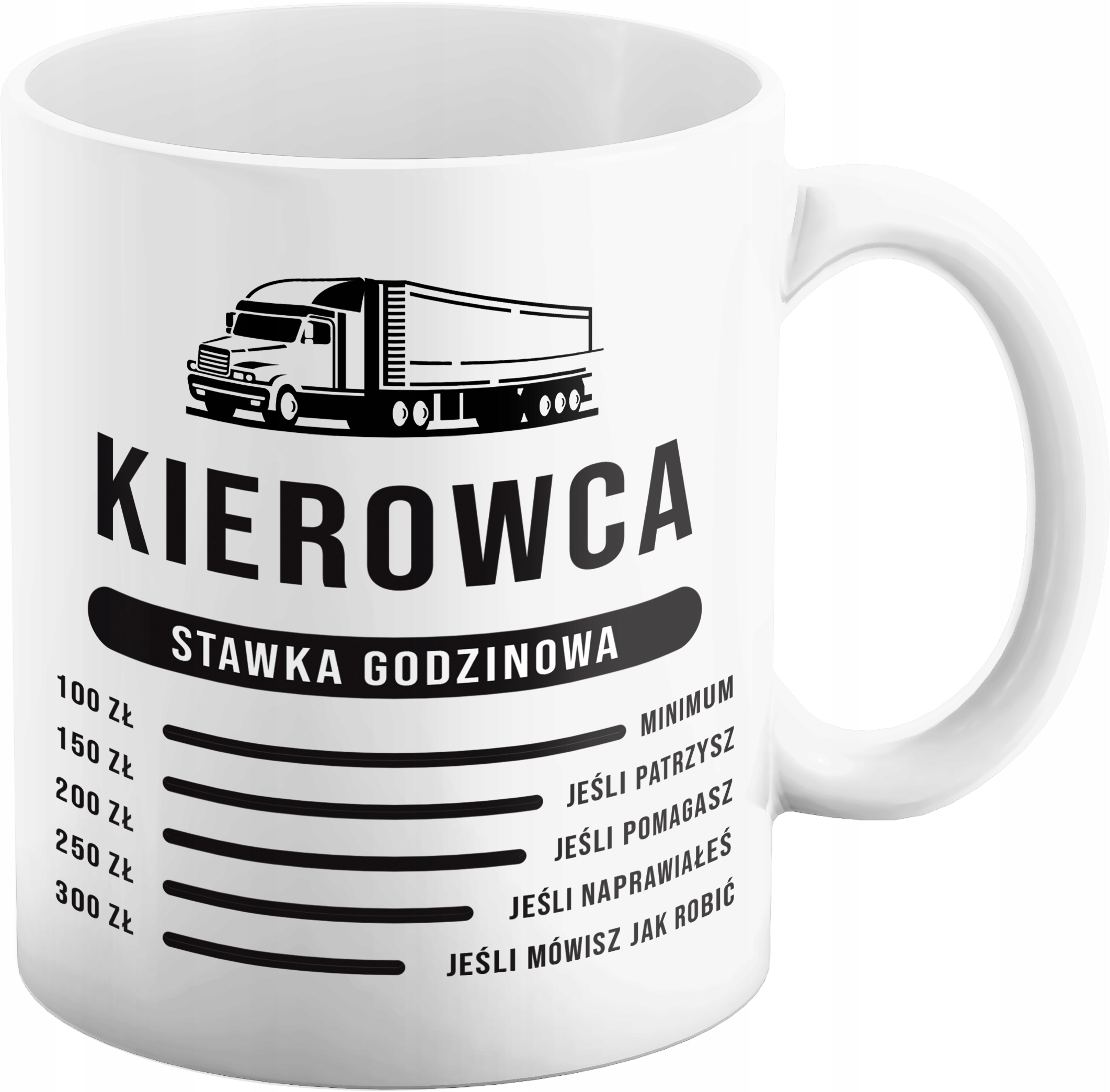 

Kubek Kierowca Tira Stawka Śmieszny 330 ML