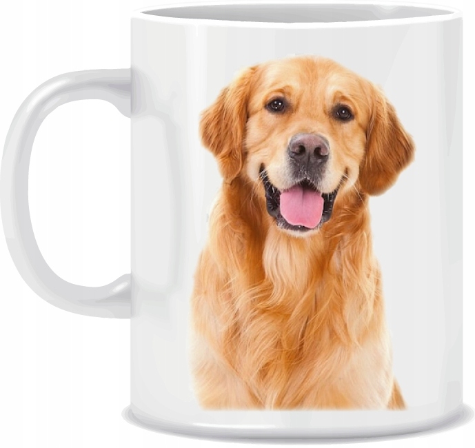 

Kubek z psem Golden Retriever 330 ml + Kartonik