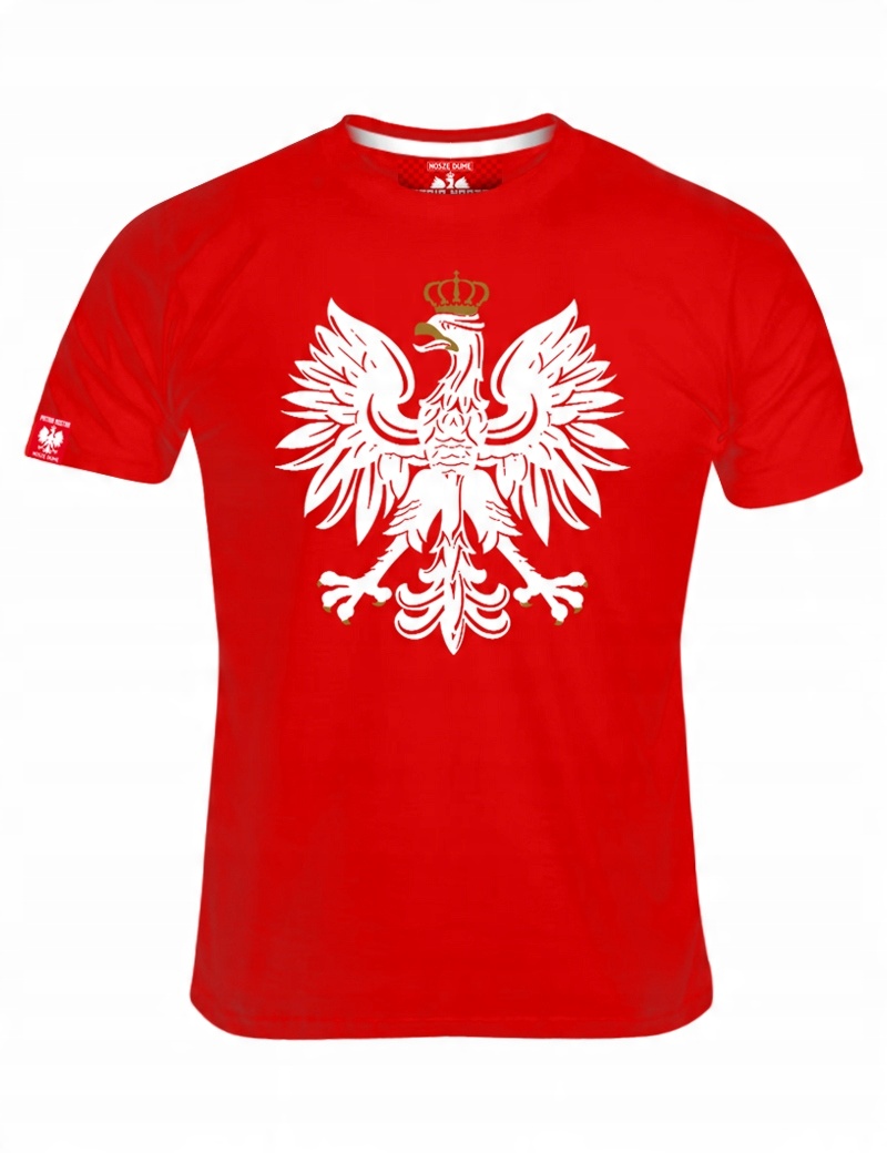 

T-shirt Patriotyczny Patriota Orzeł Polska Czerwon