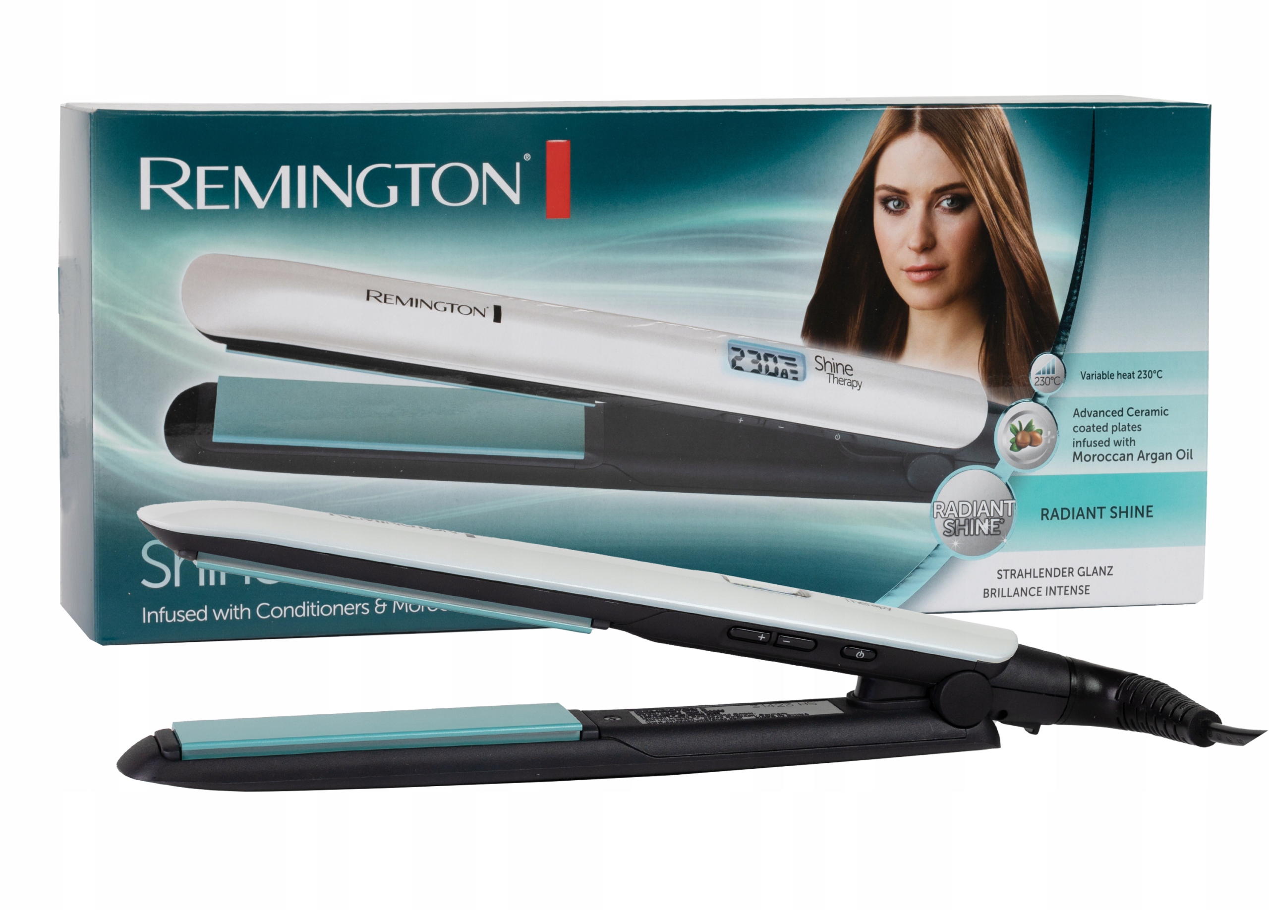 Prostownica Remington Shine Therapy S8500 Advanced Ceramic-Zdjęcie-0