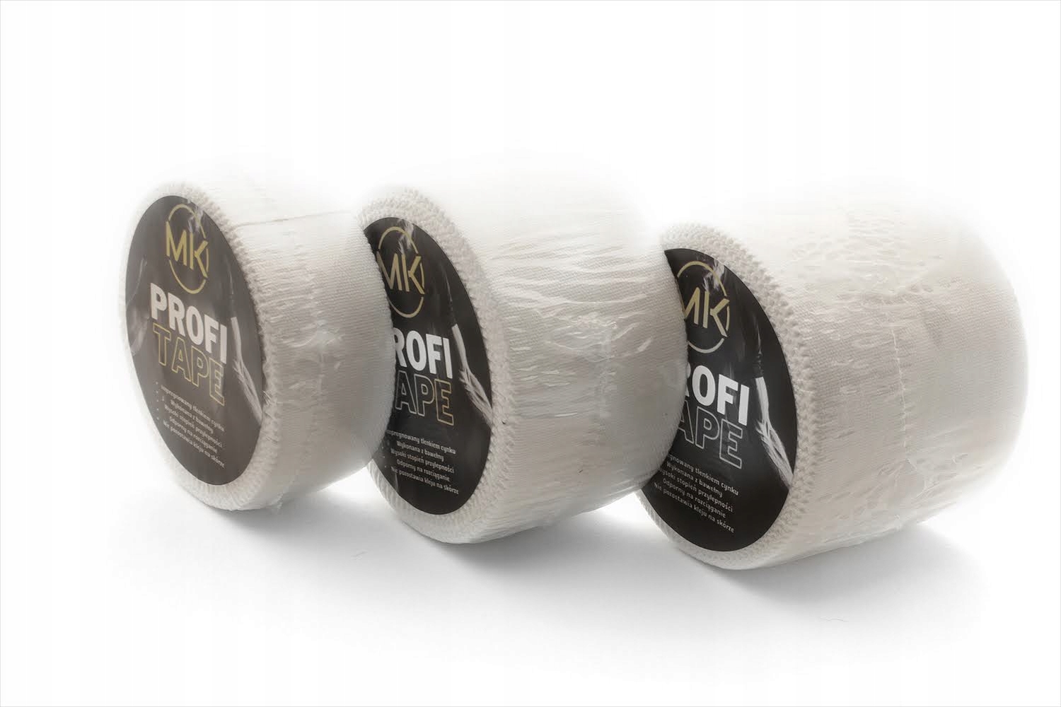 Tejpy na palce biała taśma plaster tejpy sztywne taping 3,8cmx10m -7szt EAN (GTIN) 5901752439085