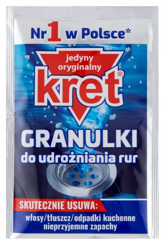 

Kret Granulki do Udrożniania Rur Saszetka 40g