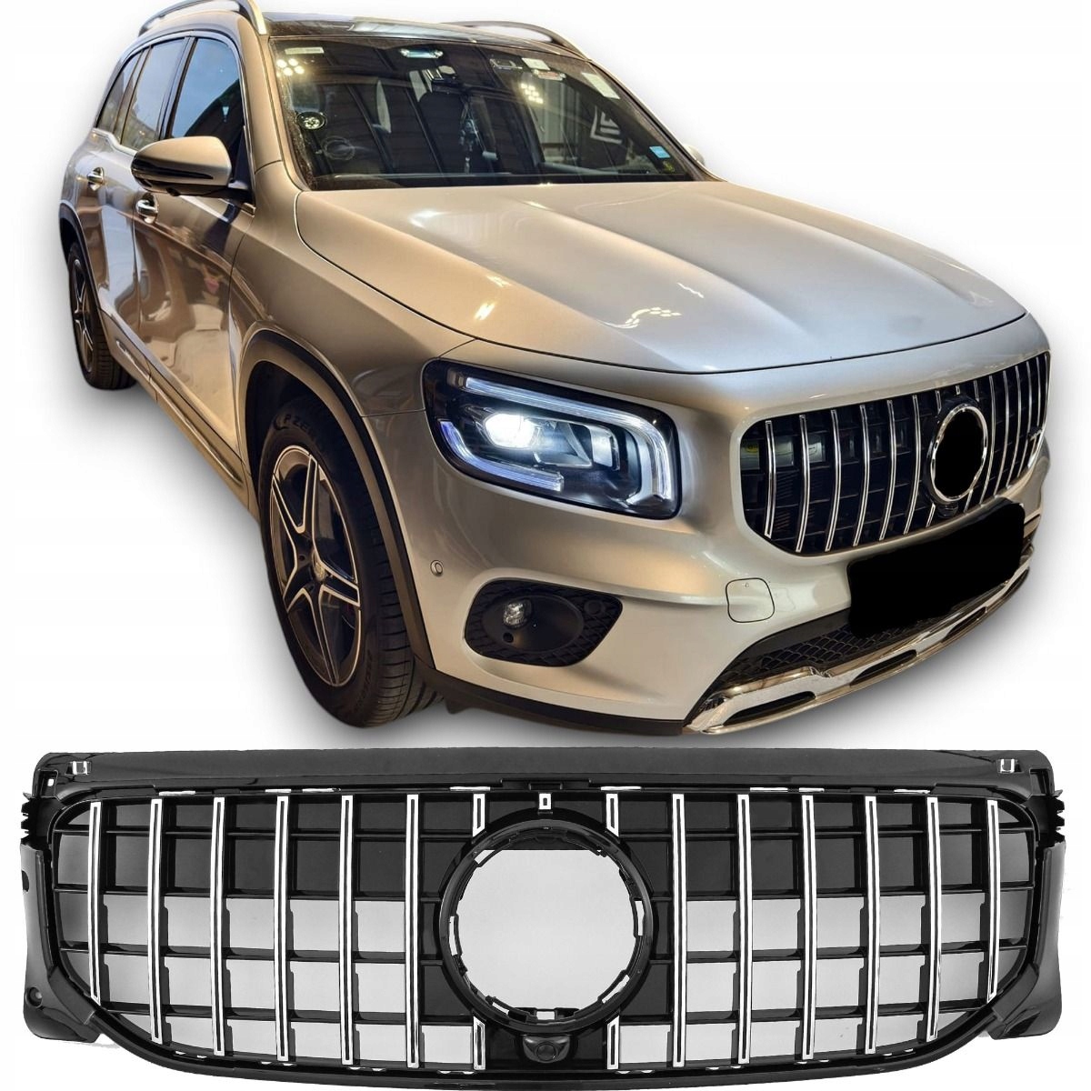 Atrapa Grill Mercedes Glb X247 2019-2023 Panamericana Amg Gt Chrom