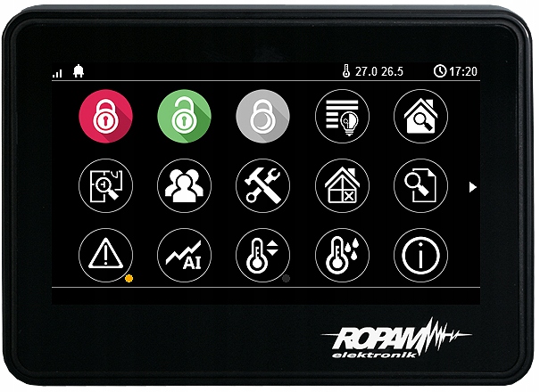 Manipulator Touchpanel dotykowy TPR-4B-P NeoGSM-IP 4,3” TFT LCD, LED ROPAM Marka Ropam