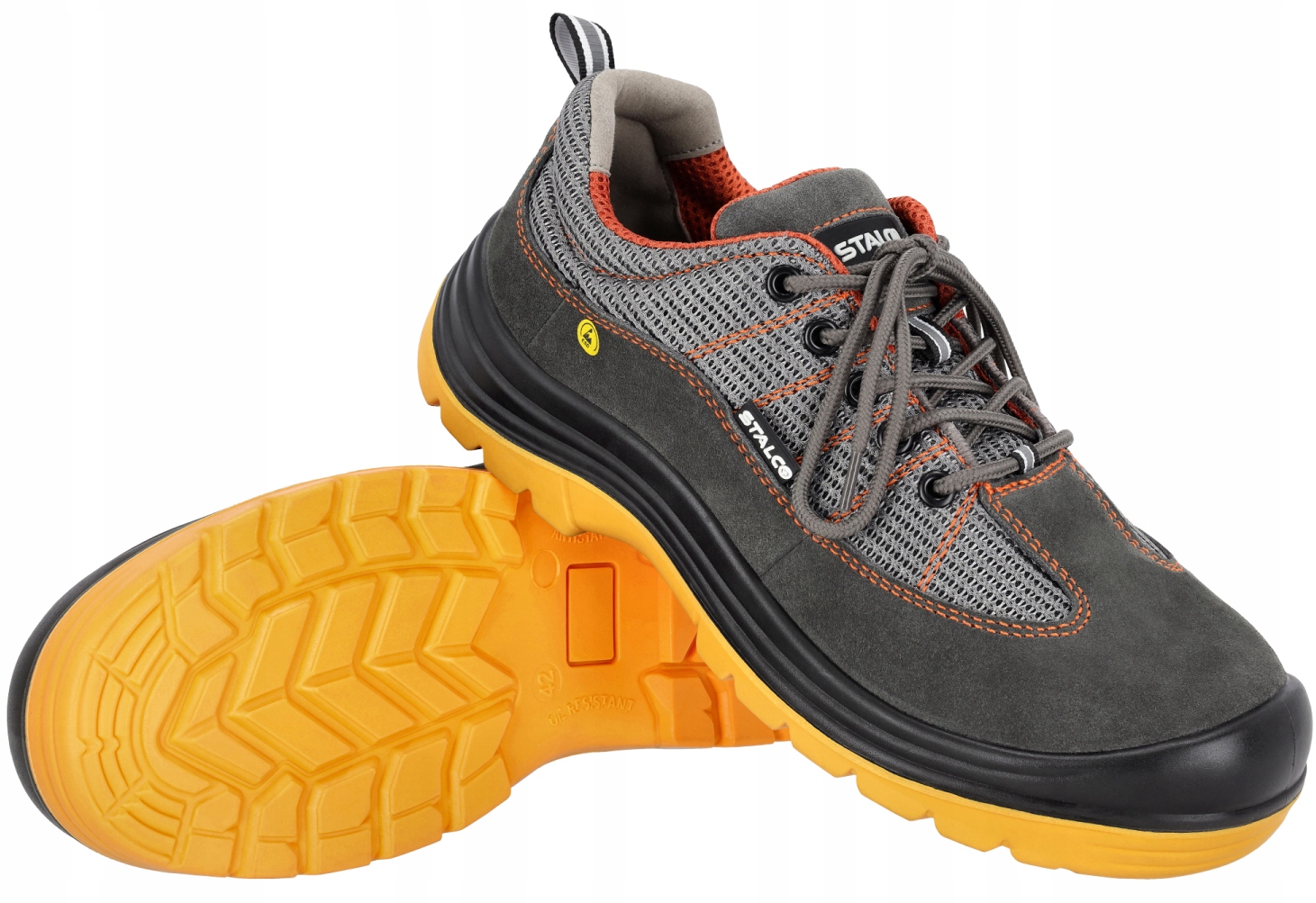 Buty robocze półbuty ochronne Lekkie z podnoskiem Stalco S1P Esd