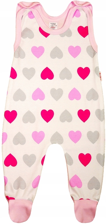 ŚPIOCHY ŚPIOSZKI bawełniane SERCA DUŻE 80 KLEKLE