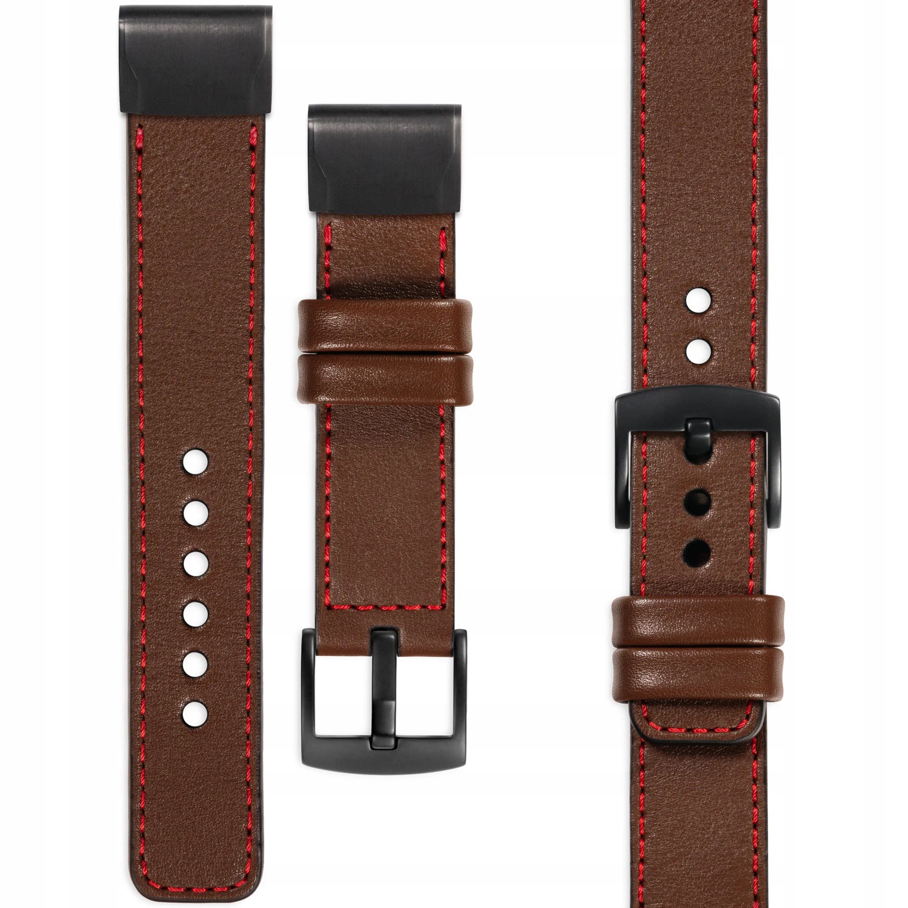 Prémiový kožený řemínek pro Garmin QuickFit 26 mm Fenix 8X 7X 6X 5X Polský