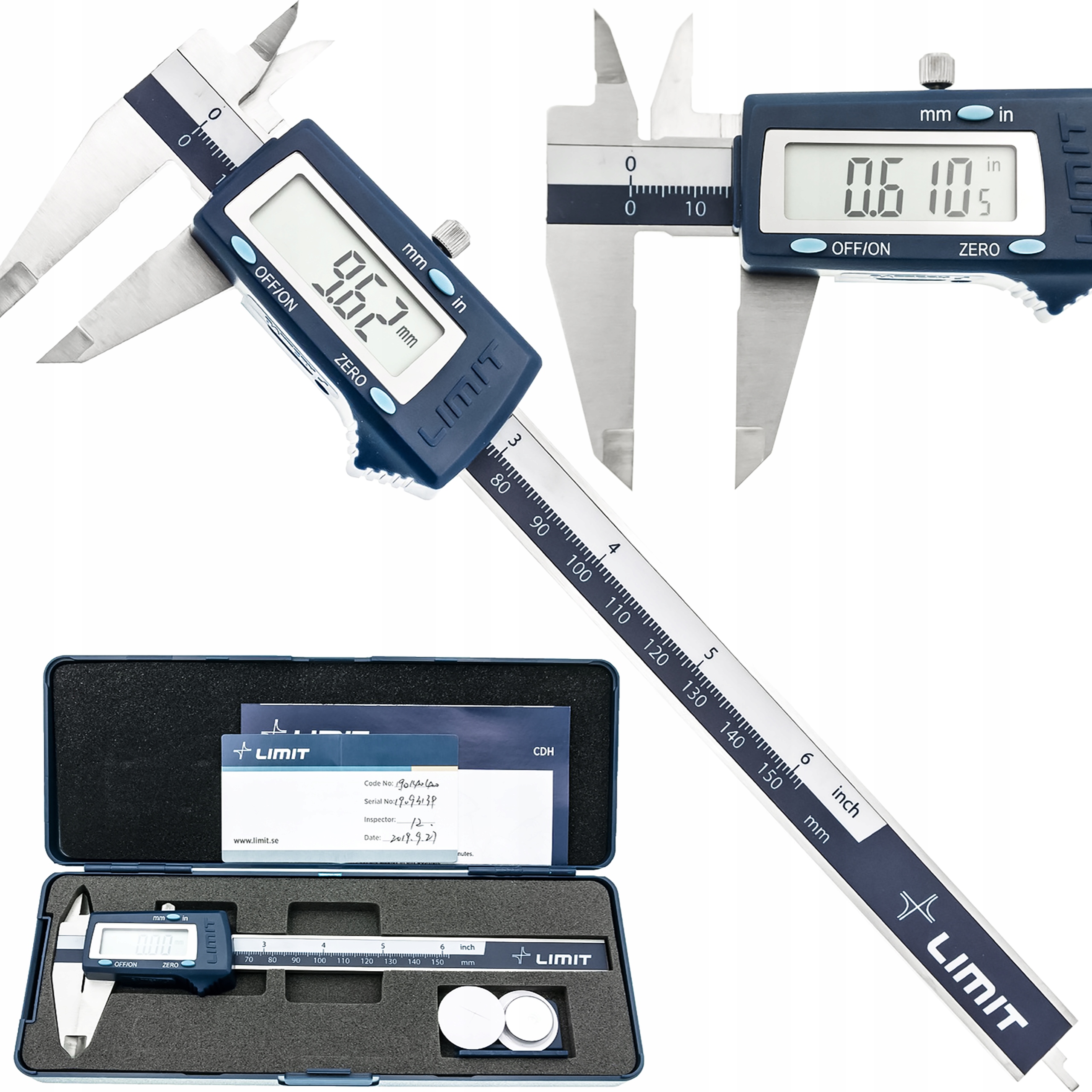 

Suwmiarka Elektroniczna Cyfrowa 150MM 0,01MM Limit