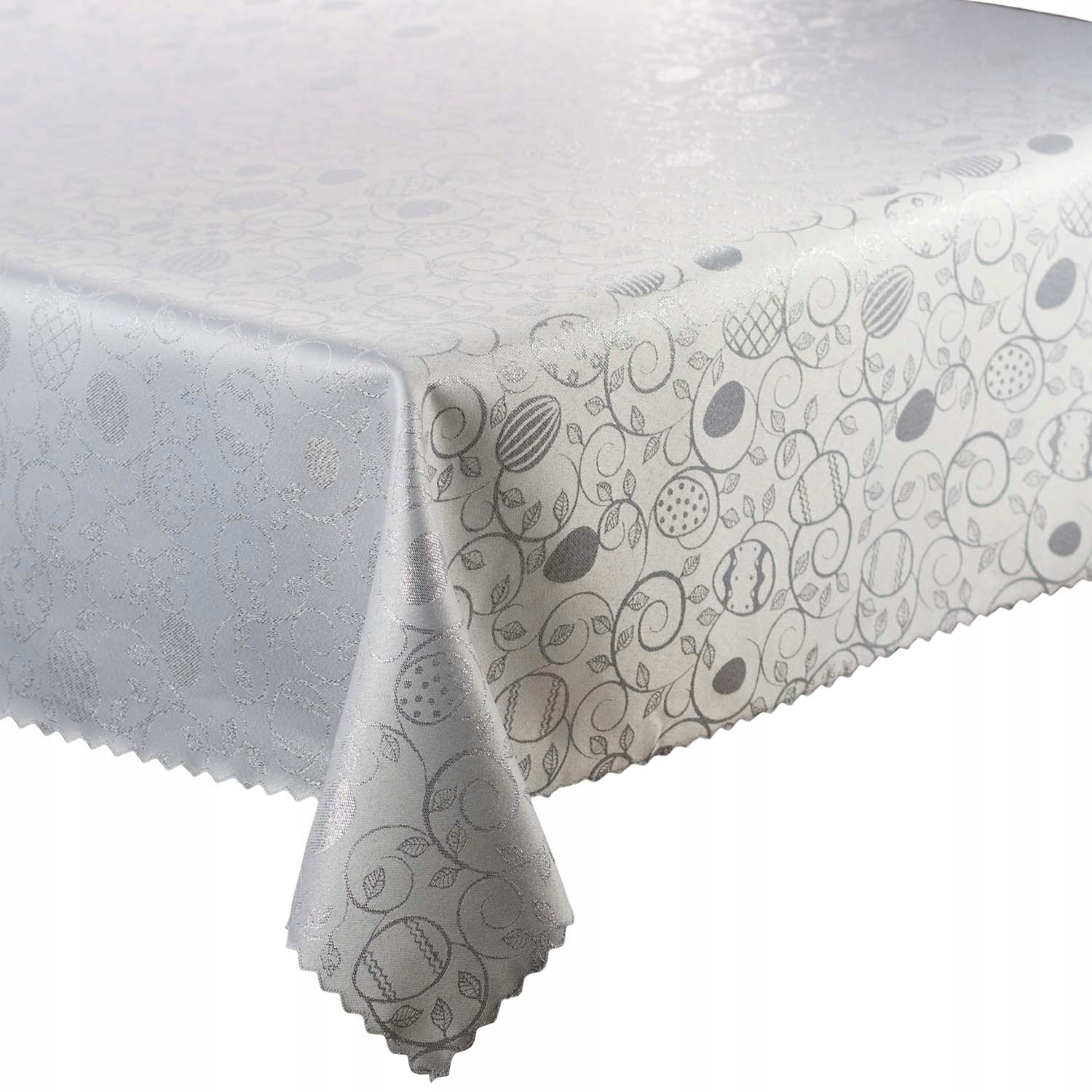 

Obrus Plamoodporny Wielkanoc Srebrny 140x140 cm