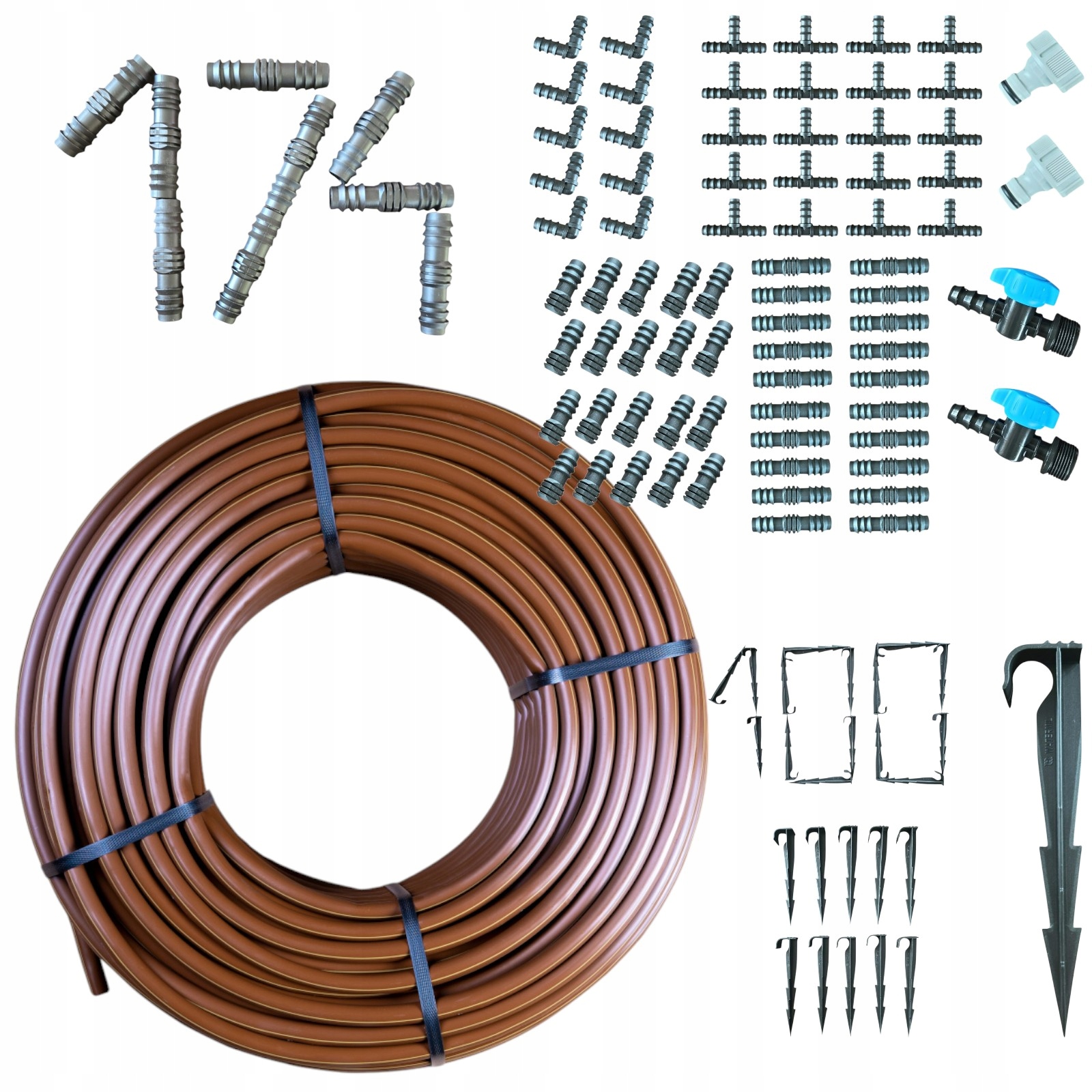 Zestaw Premium Linia Kroplująca Rain Bird Pcd kompensacja ciśnienia 174el