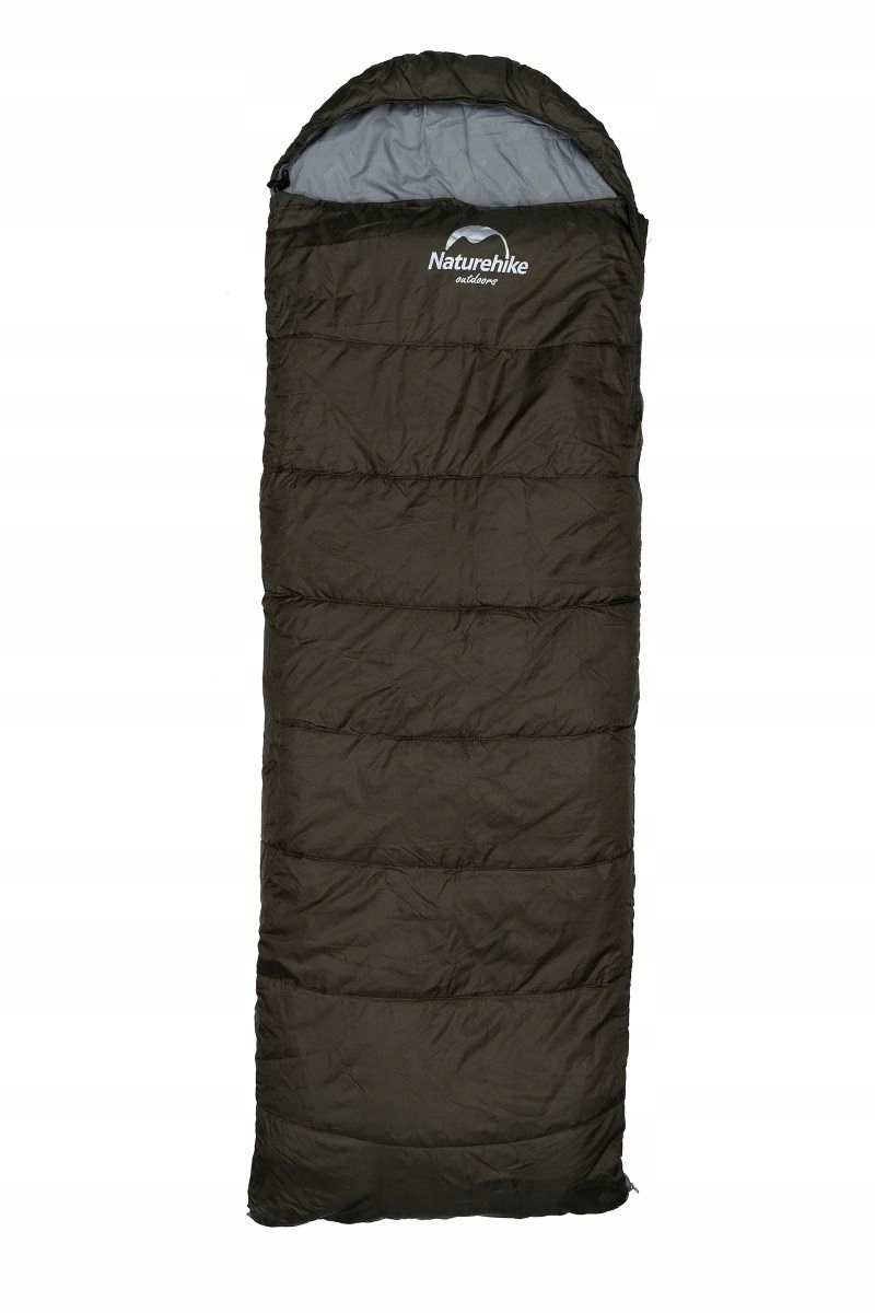 Naturehike Turistický spací pytel U150 NH20MSD07 190x75 cm zelený, pravý