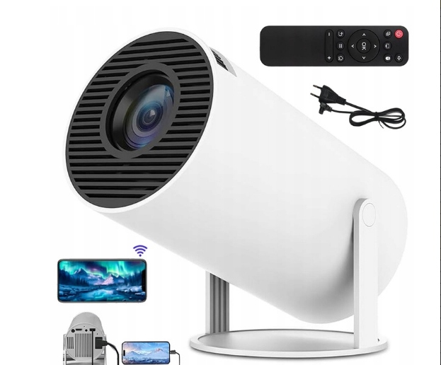 Mini projektor wifi android full HD1080p automatické zaostrovanie bluetooth diaľkové ovládanie