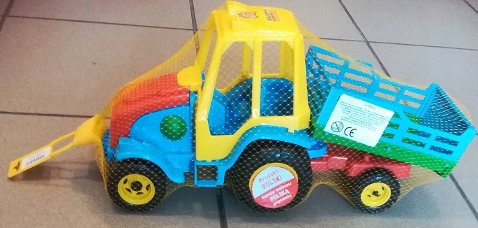 traktor z przyczepą w siatce | 404 — 6