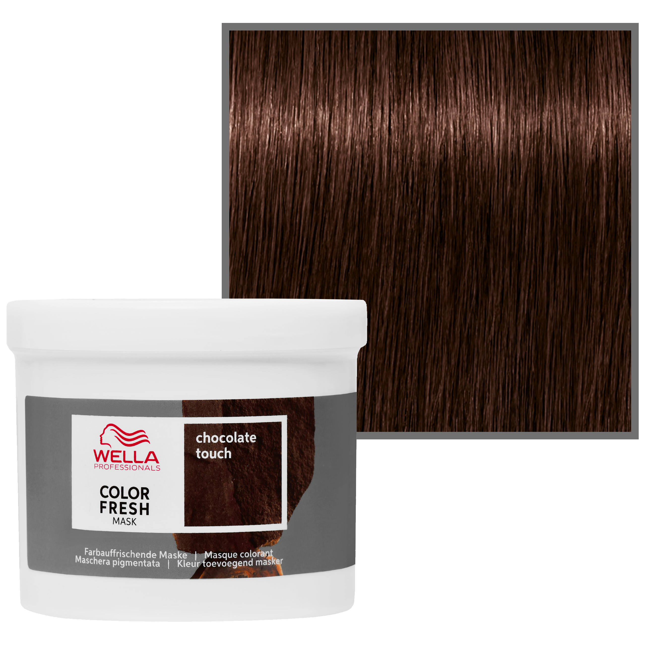 Barvící maska Wella Chocolate pro barvené vlasy s leskem 500 ml